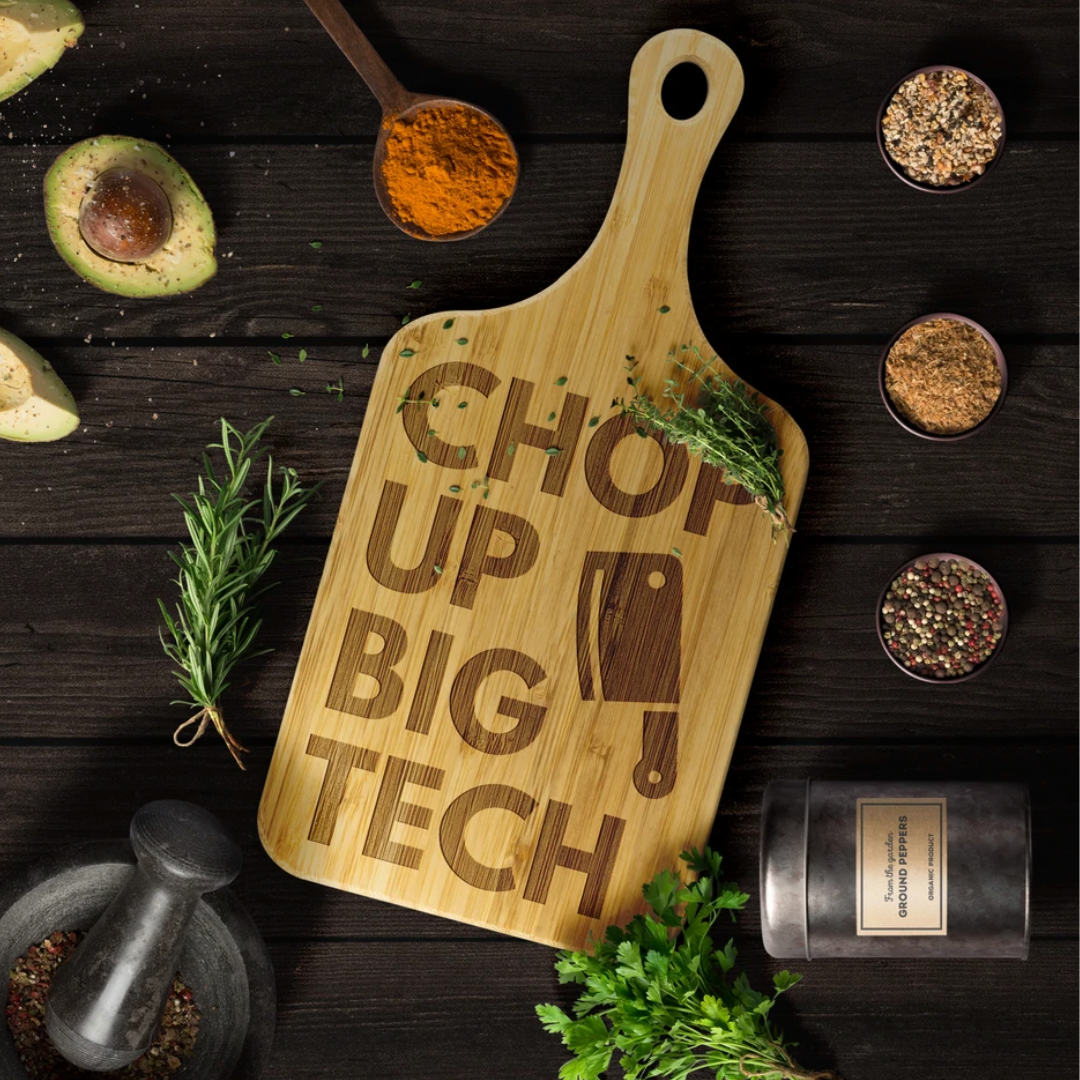 Chop Up Big Tech - Cutting Board – Lefty Goods