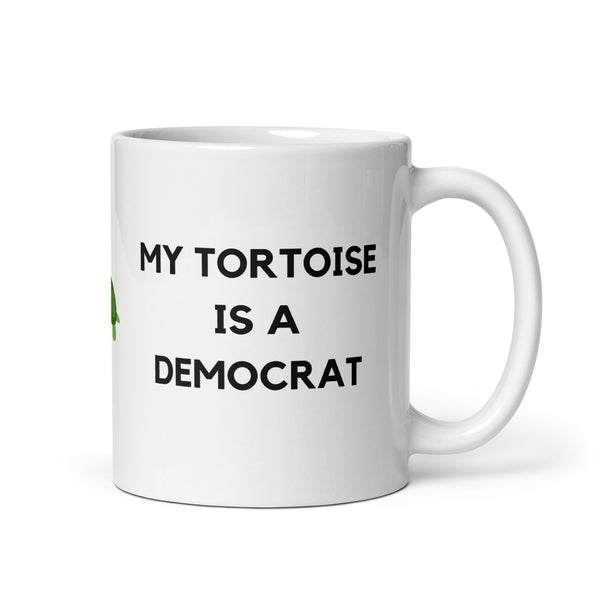 My Tortoise is a Democrat Mug