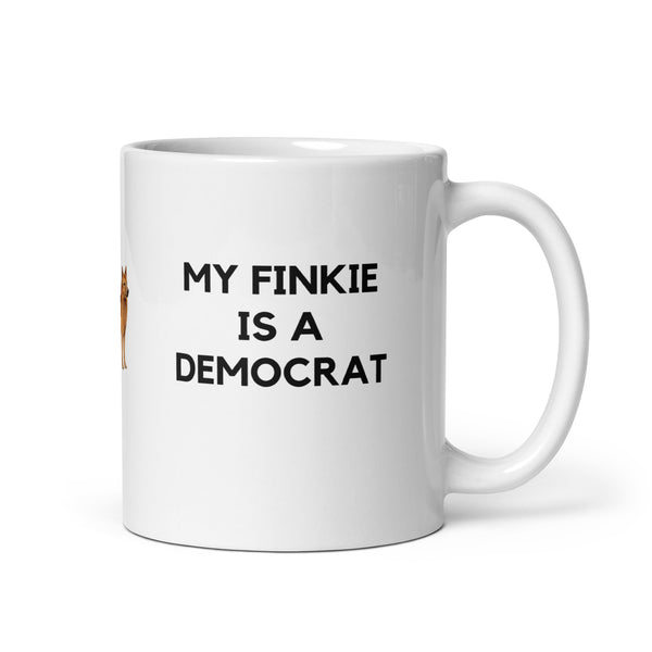 My Finkie is a Democrat Mug