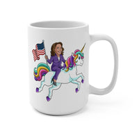 Kamala Harris on a Unicorn - Large 15oz Mug