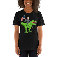 Joe Biden on a T-Rex T-Shirt