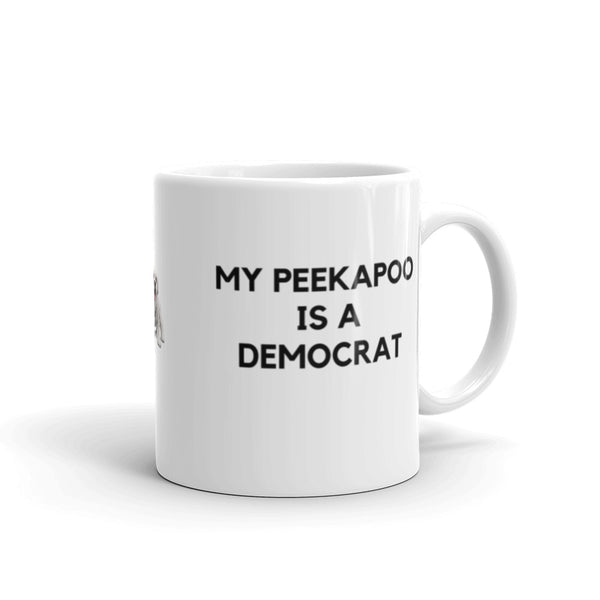 My Peekapoo is a Democrat Mug