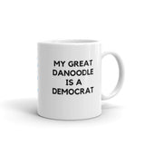 My Great Danoodle is a Democrat Mug