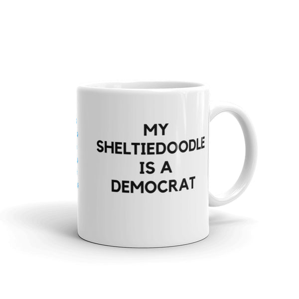 My Sheltiedoodle is a Democrat Mug