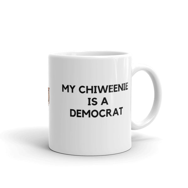 My Chiweenie is a Democrat Mug