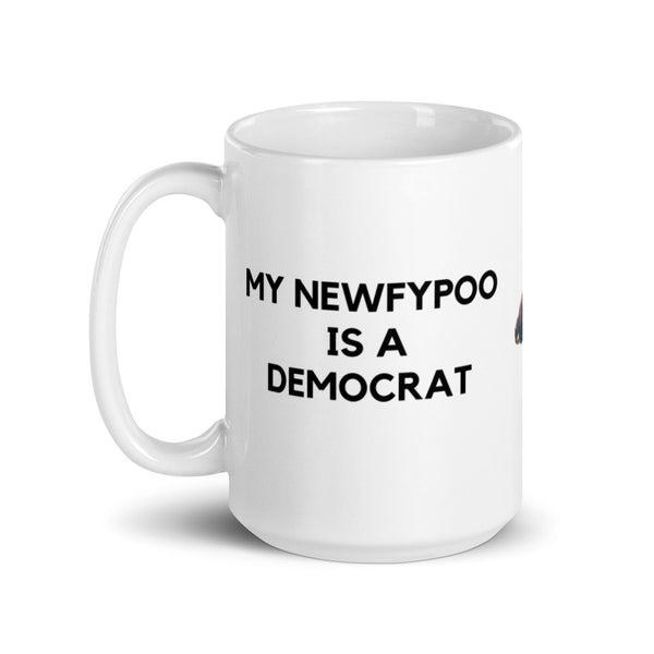 My Newfypoo is a Democrat Mug