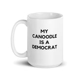 My Canoodle is a Democrat Mug