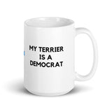 My Terrier is a Democrat Mug