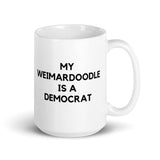My Weimardoodle is a Democrat